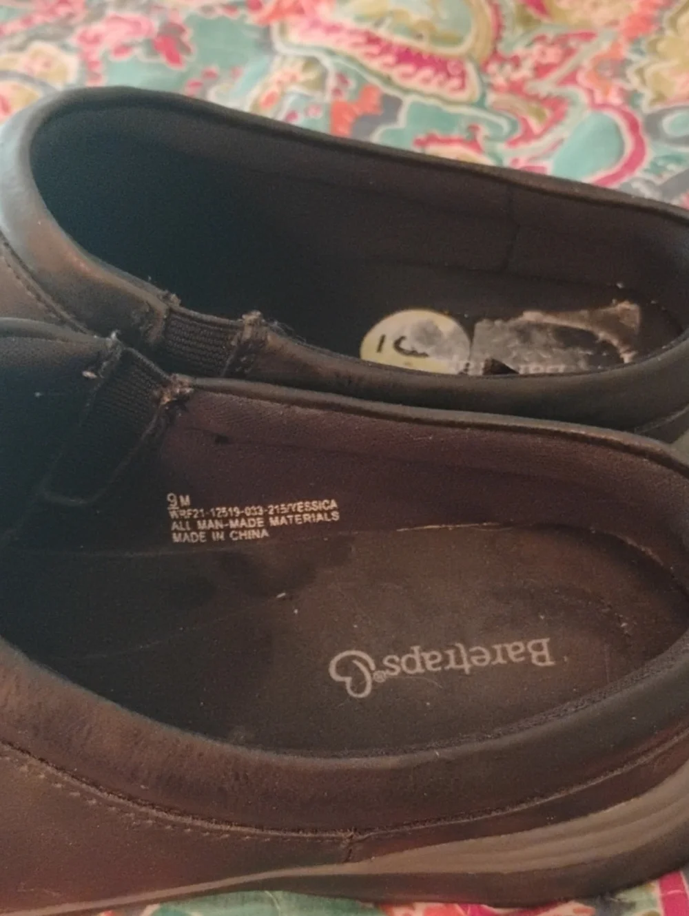 BareTraps Women's Black Slip-On Comfort Clogs Mules 9